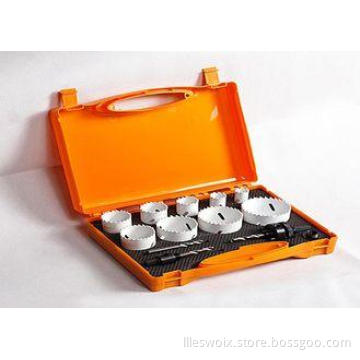 13PC M3/ M42 HSS Pitch Teeth Bi Metal 19mm Hole Saw For Met